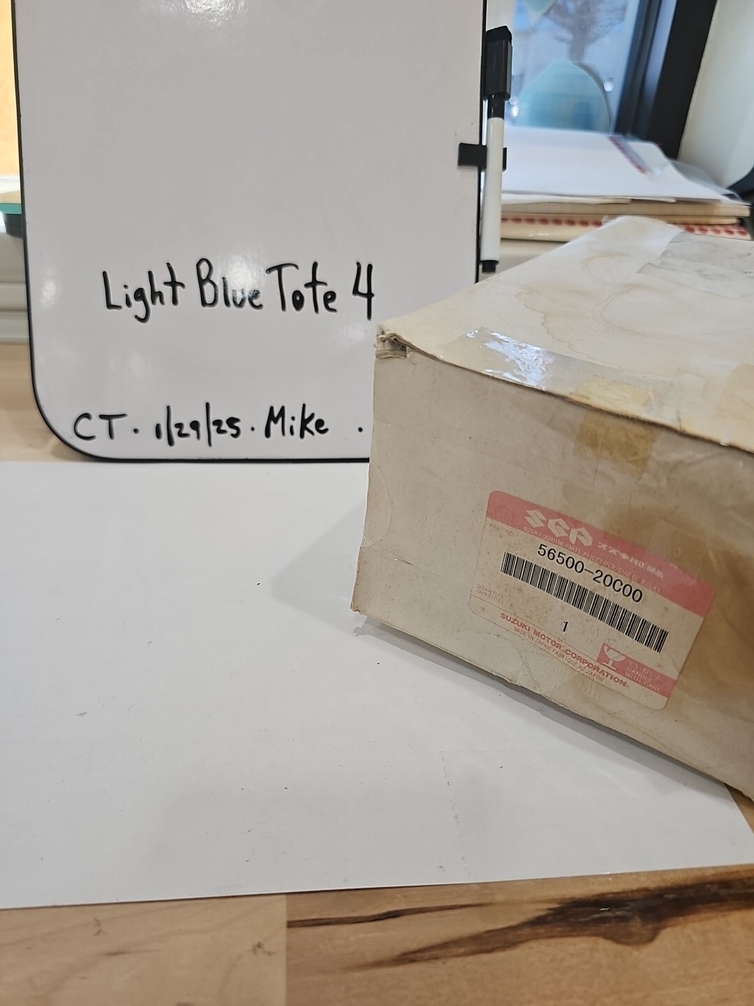 Suzuki 56500-19C00,56500-20C00 , REAR VIEW,RH, MIRROR ASSY 1988-1996 GSX600FT - Image 6