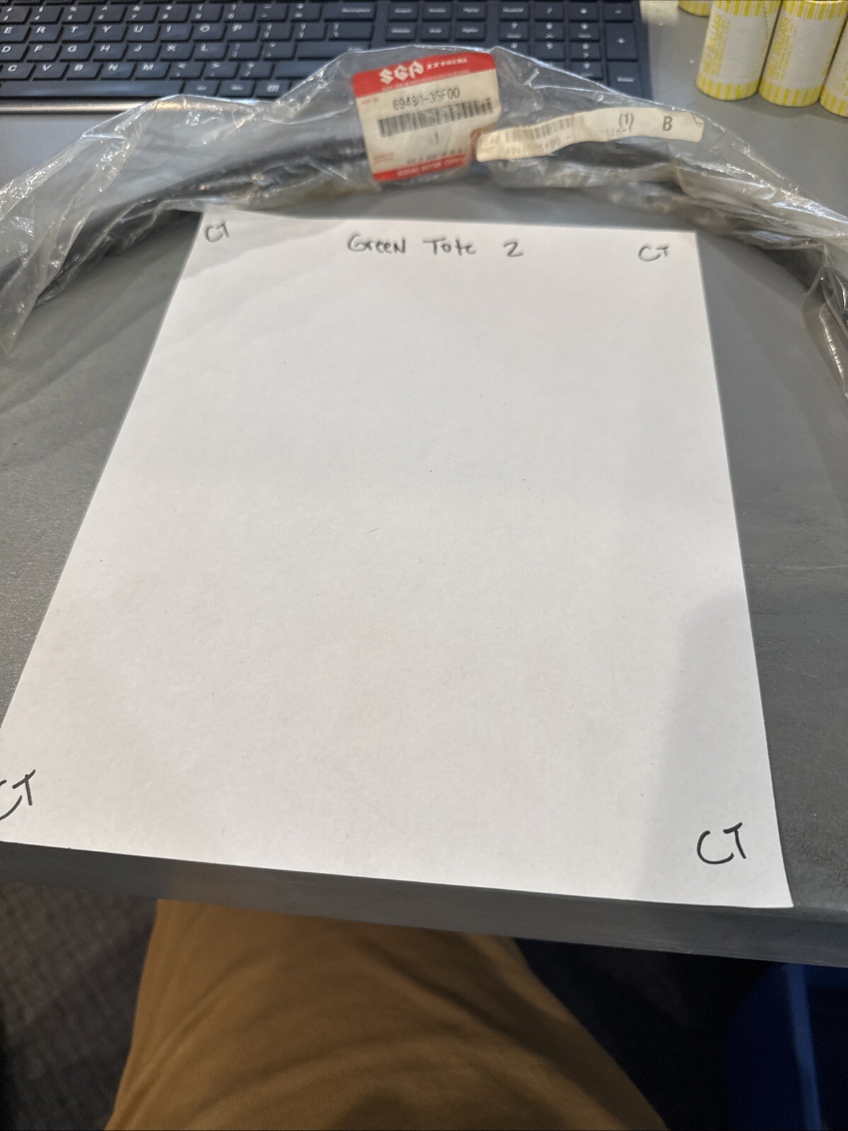 Suzuki GSX-R750 Rear Brake Hose 2000-2003 NOS GSXR750 BRAKE PIPE 69480-35F00