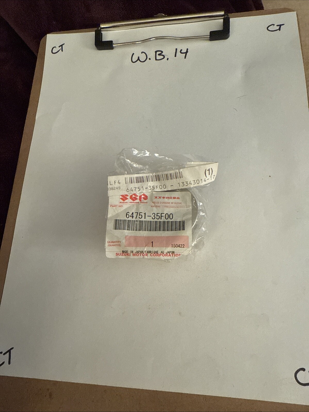 Suzuki Genuine Spacer, Axle Lh - 64751-35F00