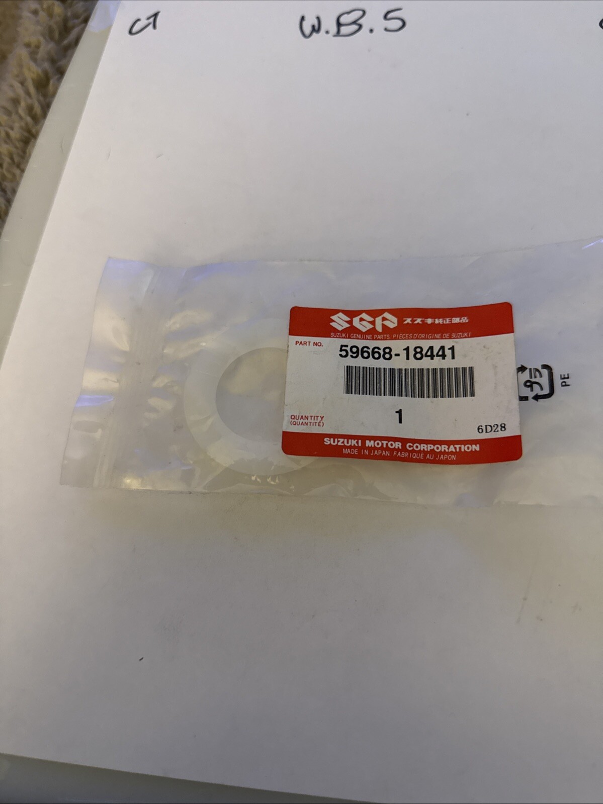 Suzuki NOS GT750 RE5 GT550 GT500 GT380 Diaphragm Plate 59668-18441