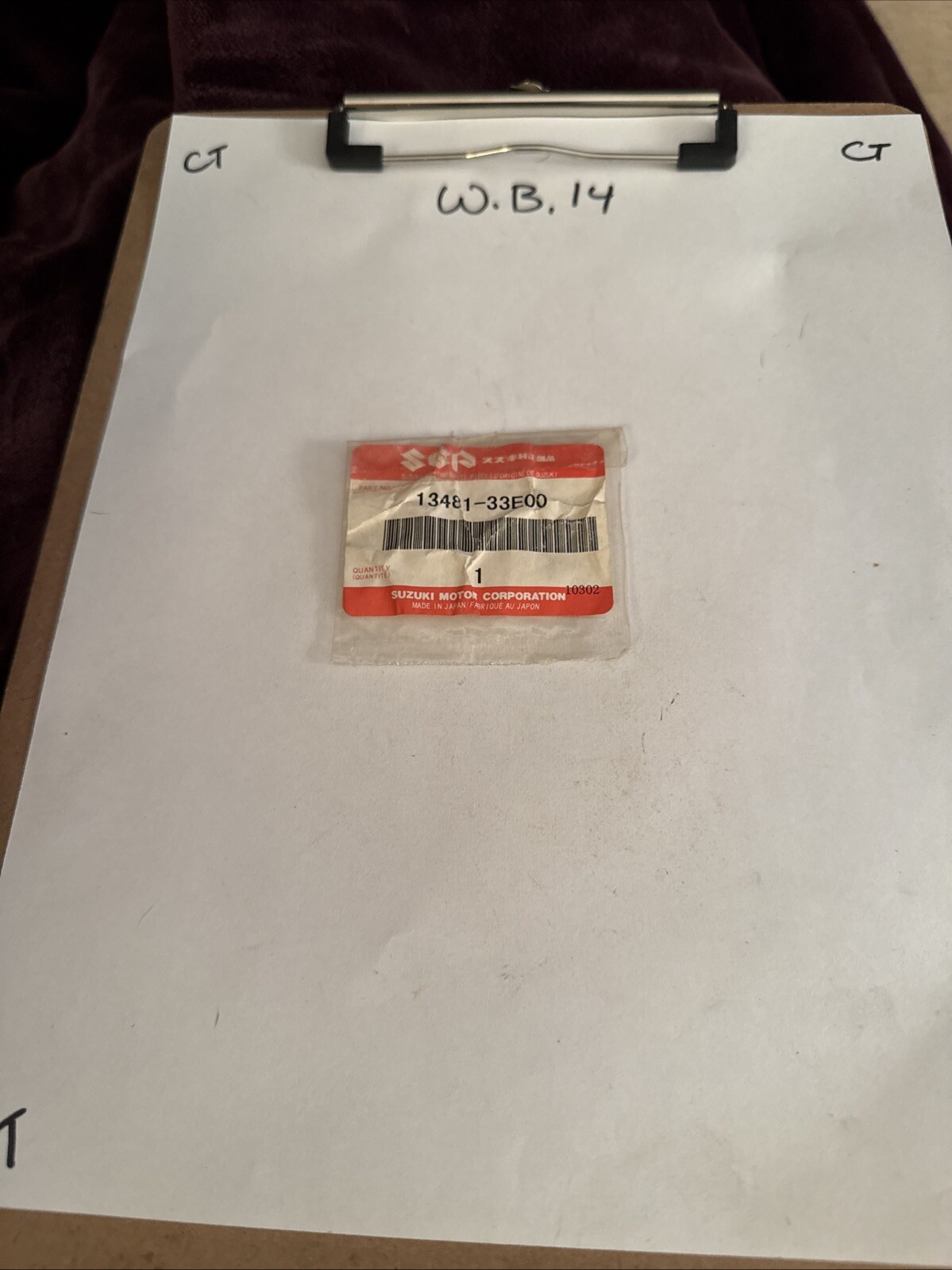 Suzuki Spring, 13481-33E00