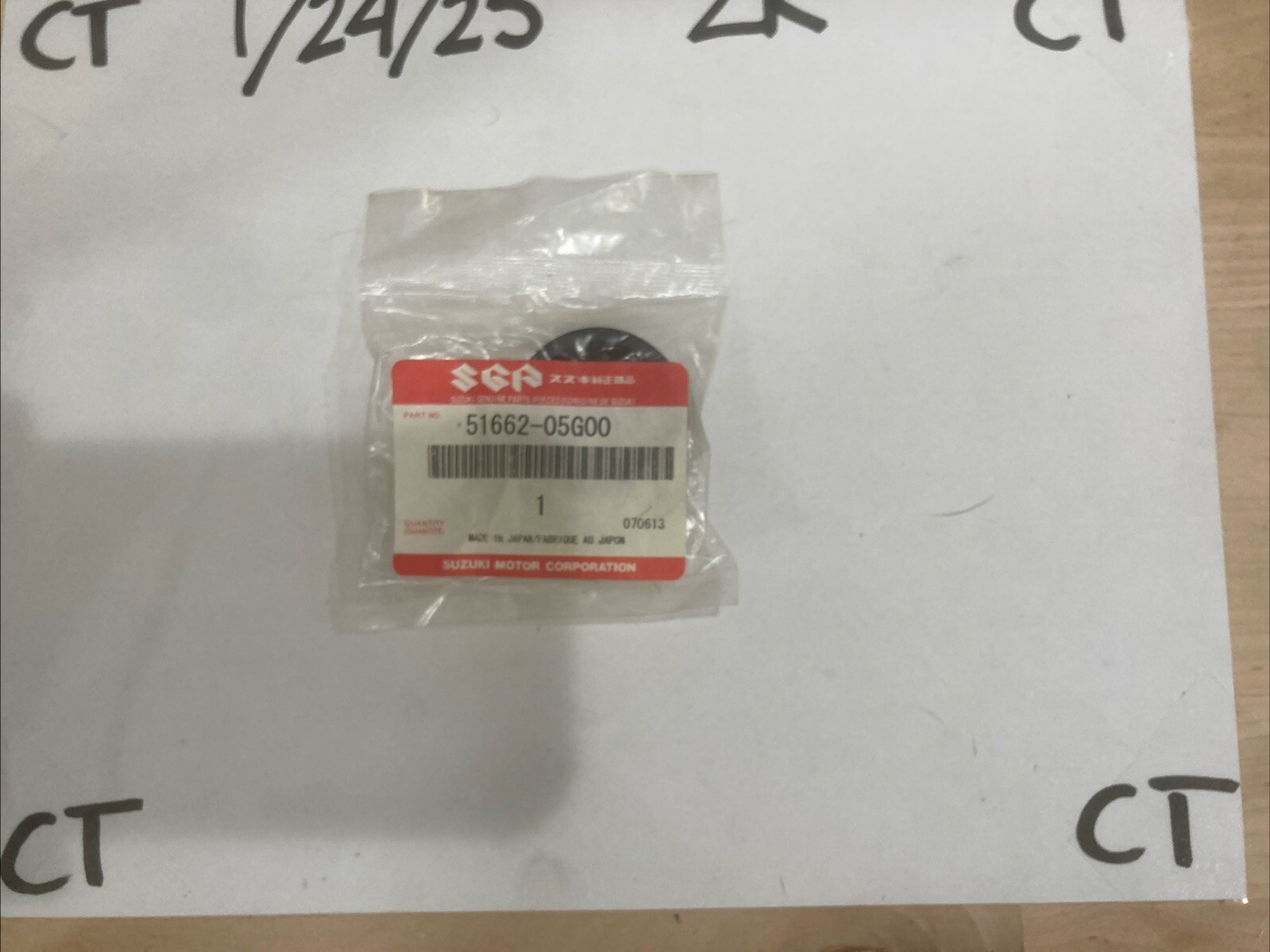 Suzuki Steering Shaft Dust Seal Part Number - 51662-05G00 ⚪️WHITE BUCKET 20