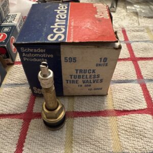 TR500 2" Brass Clamp-in Tubeless Tire Truck Valve Stem Pack of 4