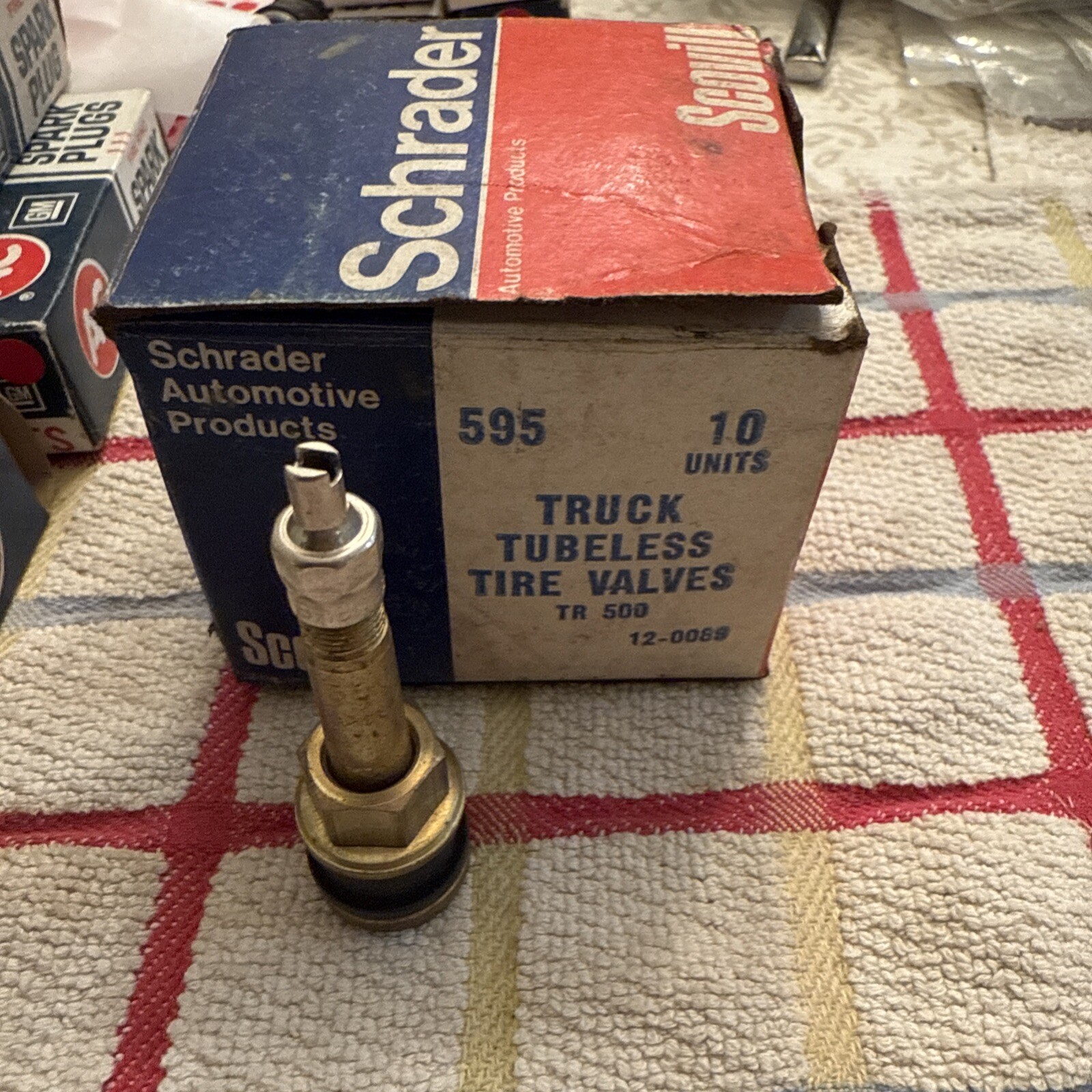 TR500 2" Brass Clamp-in Tubeless Tire Truck Valve Stem Pack of 4