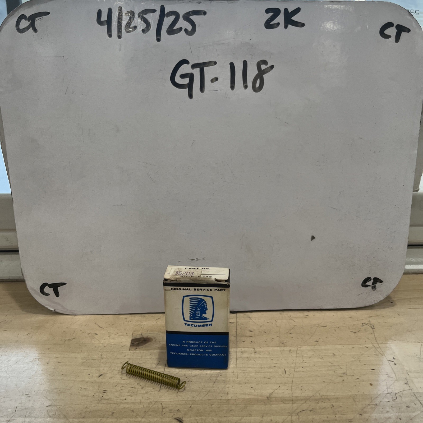 Tecumseh 35203 Extension Spring (Sold Individually No Box)