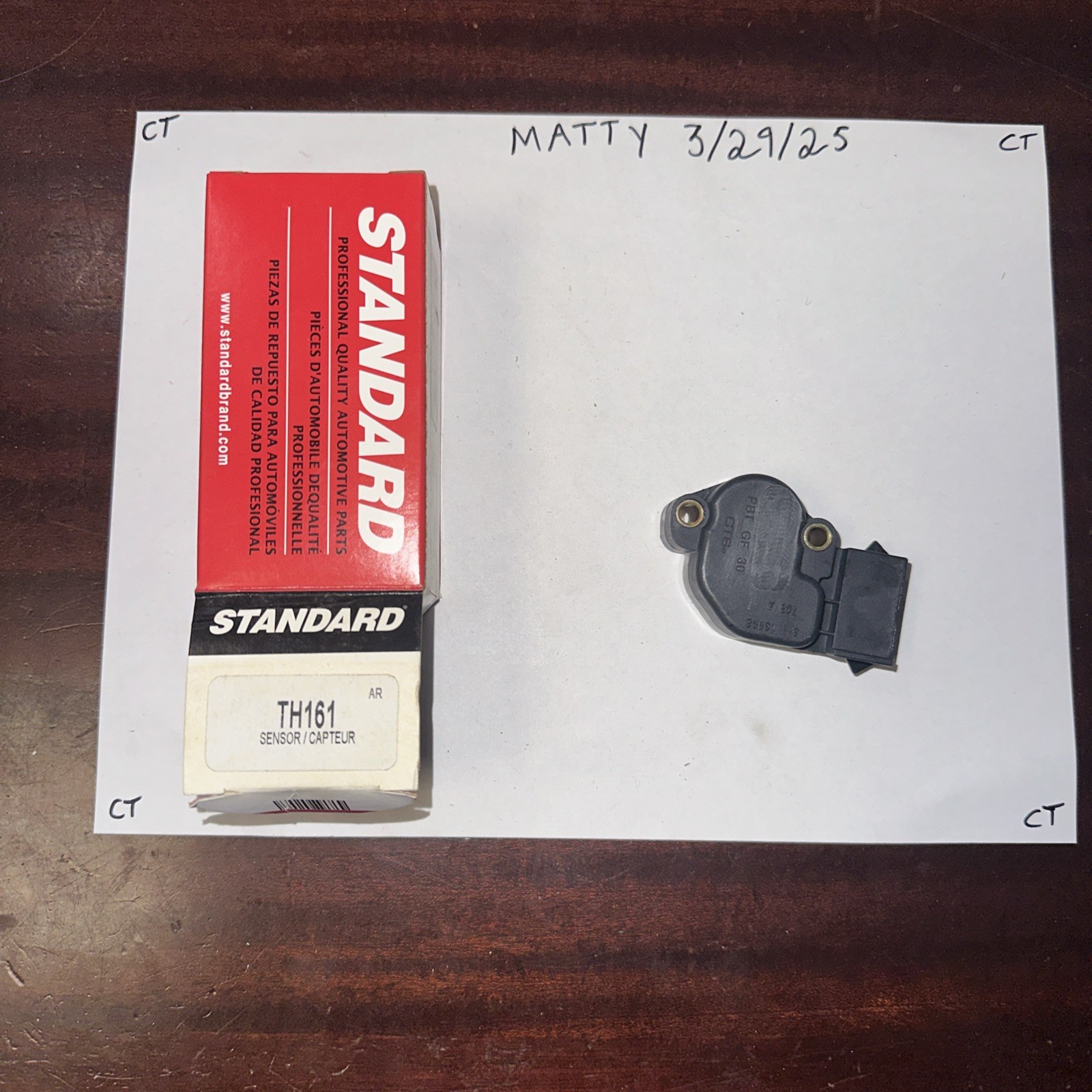 Throttle Position Sensor Standard TH161 FORD 2.0L 1995-2003 Ford Escort Cougar