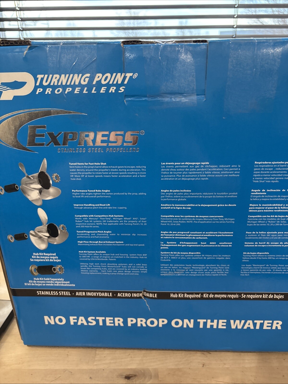 Turning Point Express Mach3 RH Stainless Propeller 14.25" x 17 31501712 - Image 4