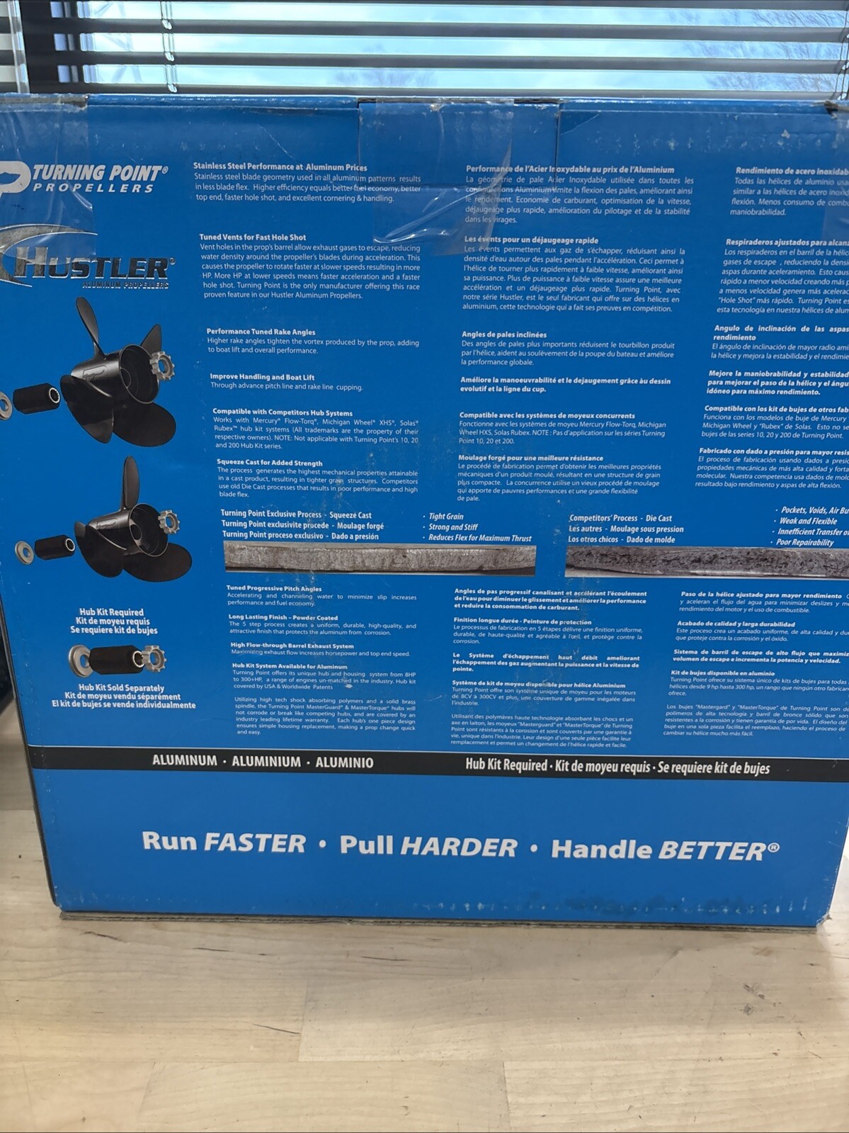 Turning Point Hustler® - Left Hand - Aluminum Propeller - LE-15154L - 4-Blade - Image 4