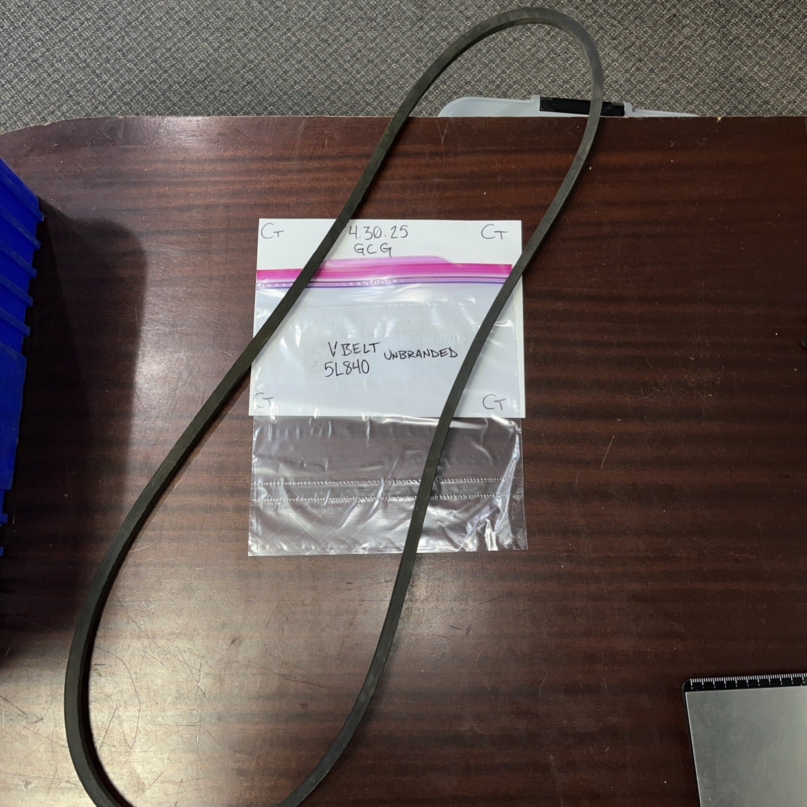 V belt 5L840 unbranded no original packaging - Image 3