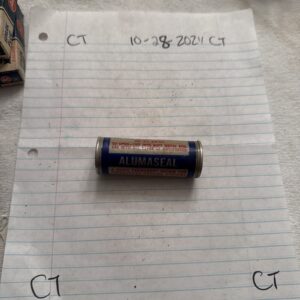 VINTAGE ANTIQUE ALUMASEAL "WORLD'S BEST STOP LEAK" TUBE WITH CONTENTS SOME WEAR