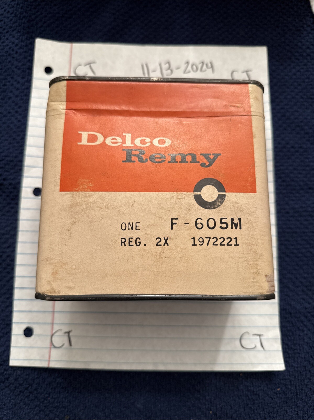 VOLTAGE REGULATOR DELCO REMY F-605M FOR 1958- 1962 MERCURY RAMBLER STUDEBAKER - Image 3