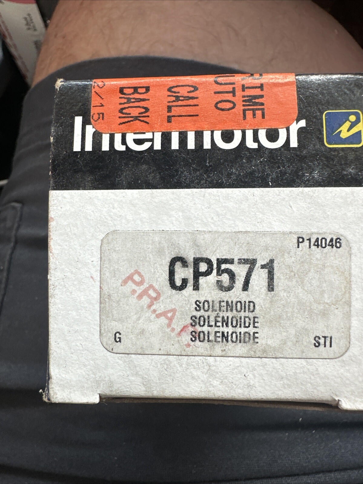 Vapor Canister Purge Solenoid Standard CP571