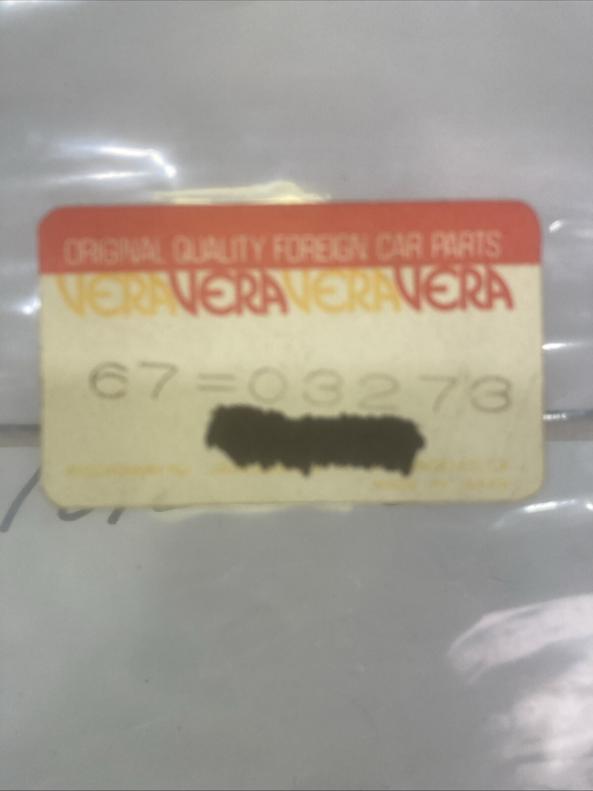 Vera 67-03273 Speedometer Cable NOS - Image 3