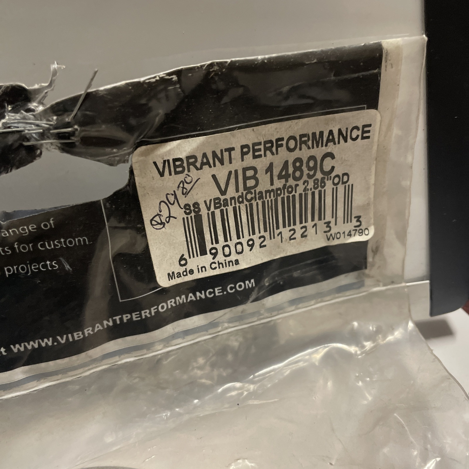Vibrant 1489C Quick Release V-Band Clamp (for V-Band Flanges up to 2.81" O.D) - Image 3