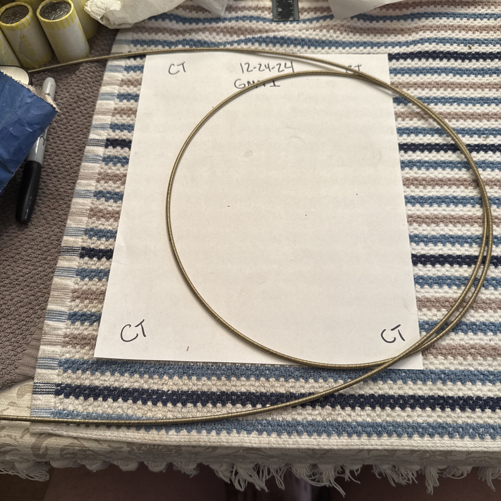 Vintage NOS AC 615 Speedometer Inner Cable Repair Kit 846890 - Image 3