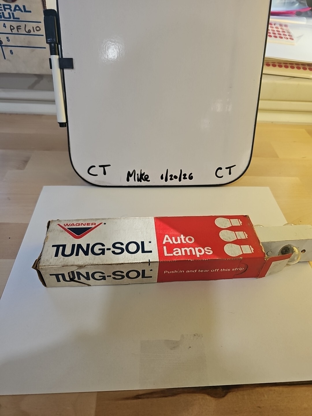 Vintage TUNG-SOL LIGHT 1155 Auto Lamp NOS 12v 4cp Bulbs (1 Box Of 10 Bulbs)