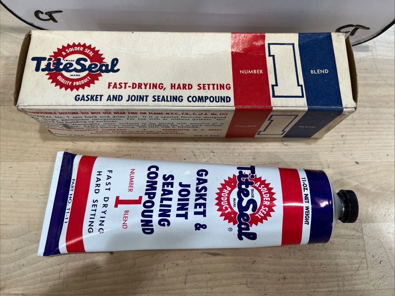Vintage Tite Seal Gasket And Joint Sealing Compound, Number 1 Blend, NOS #T1-11 - Image 3