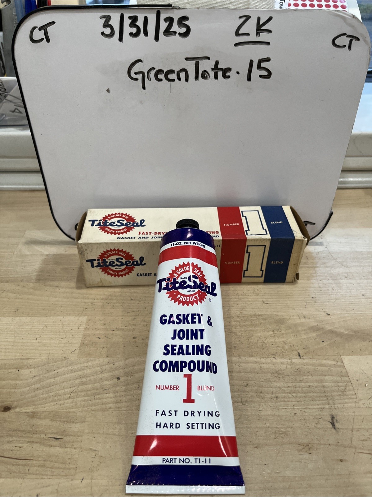 Vintage Tite Seal Gasket And Joint Sealing Compound, Number 1 Blend, NOS #T1-11