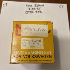Volkswagen Main Bearing Set Metal Leve BC-245-J .75mm