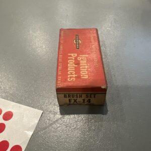 Vtg STANDARD Motor Products Brush Set FX-14 Ford Lincoln Mercury In Box #14514