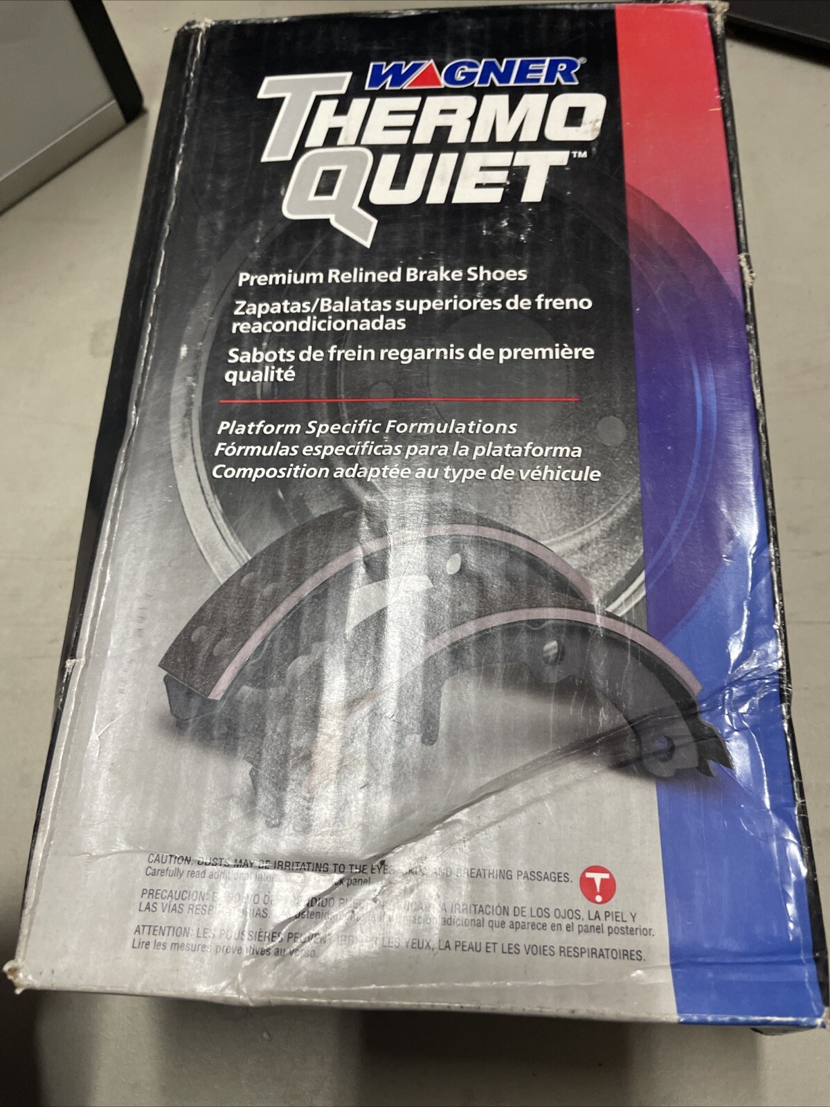 WAGNER PARKING BRAKE SHOE KIT Thermo Quiet PAB587A - Image 4