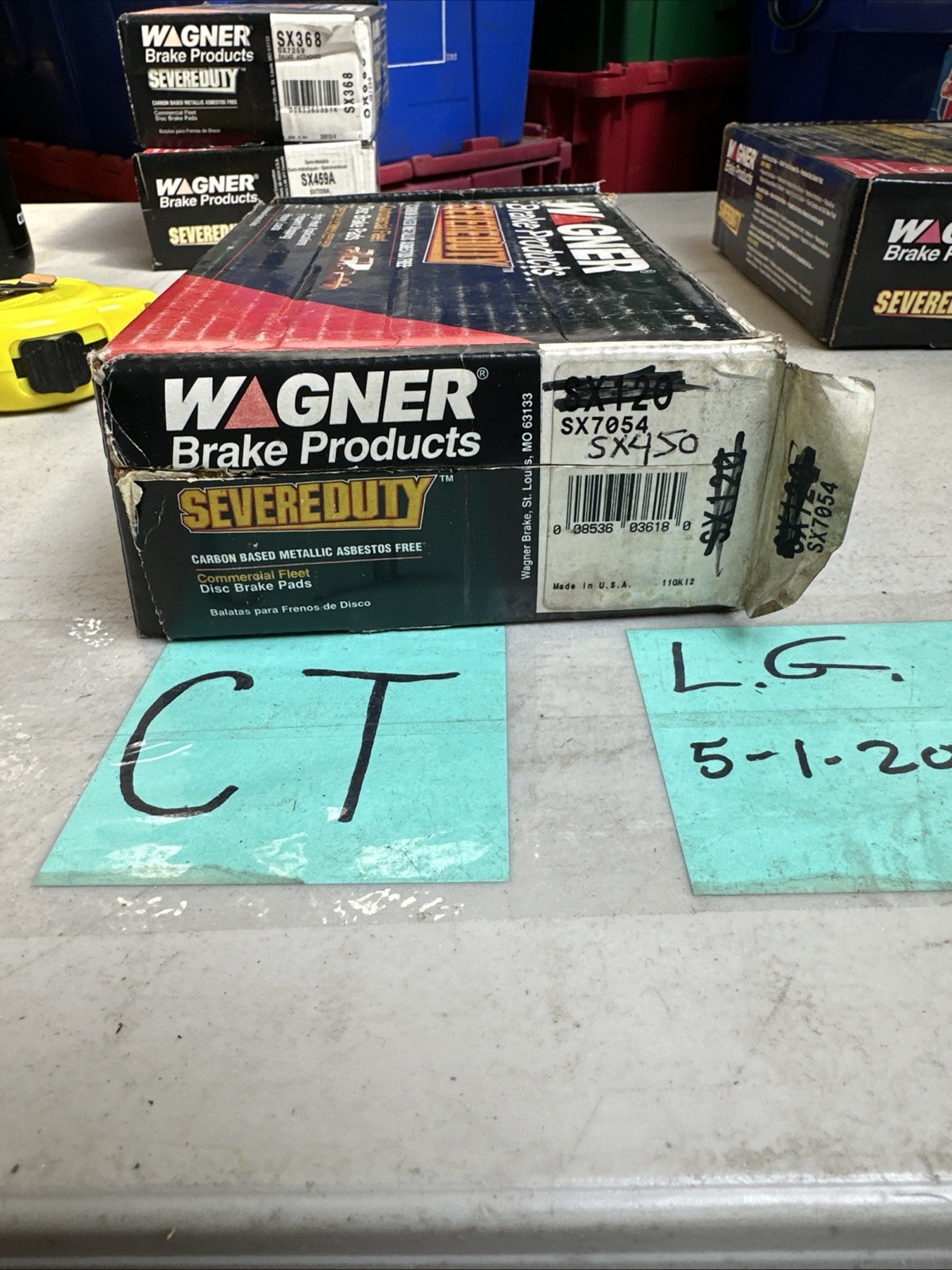 Wagner Brake SX450 SevereDuty Disc Brake Pad Set For Select 75-96 Ford Models
