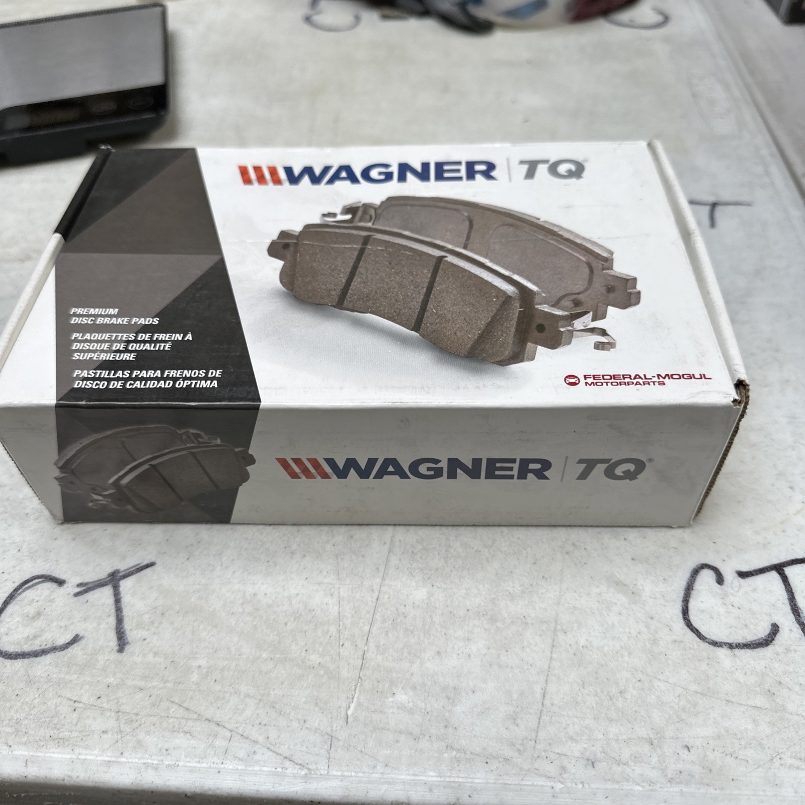 Wagner QC1454A Wagner Brake Thermo Quiet Qc1454 A Ceramic Disc Brake Pad Set