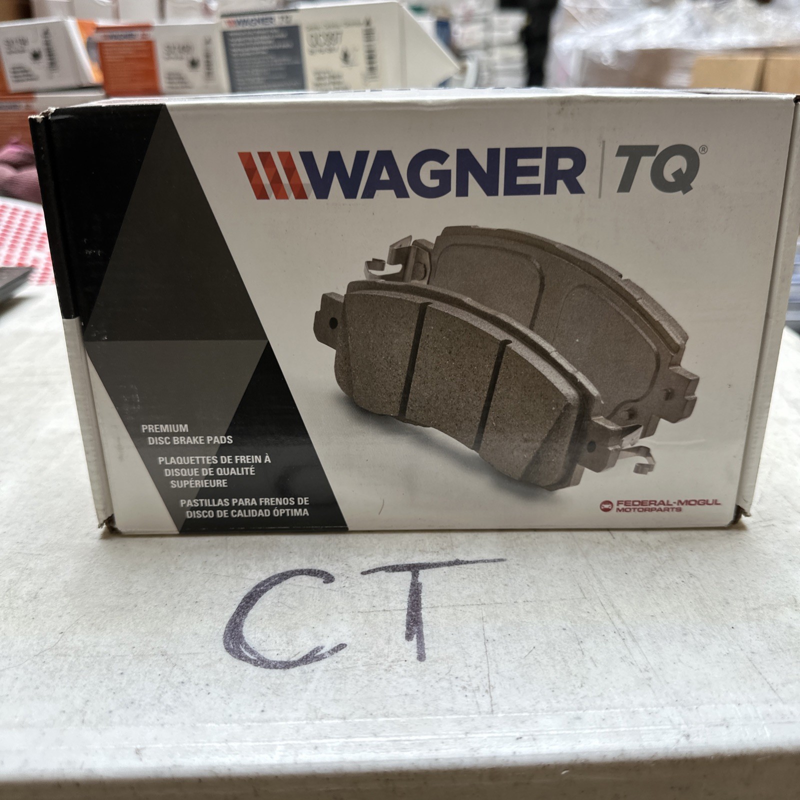 Wagner ThermoQuiet QC830A Ceramic Disc Brake Pad Set