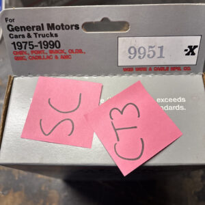 Web Wire & Cable 9951-X 8mm Spark Plug Wire Set For 75-90 GM Cars And Trucks