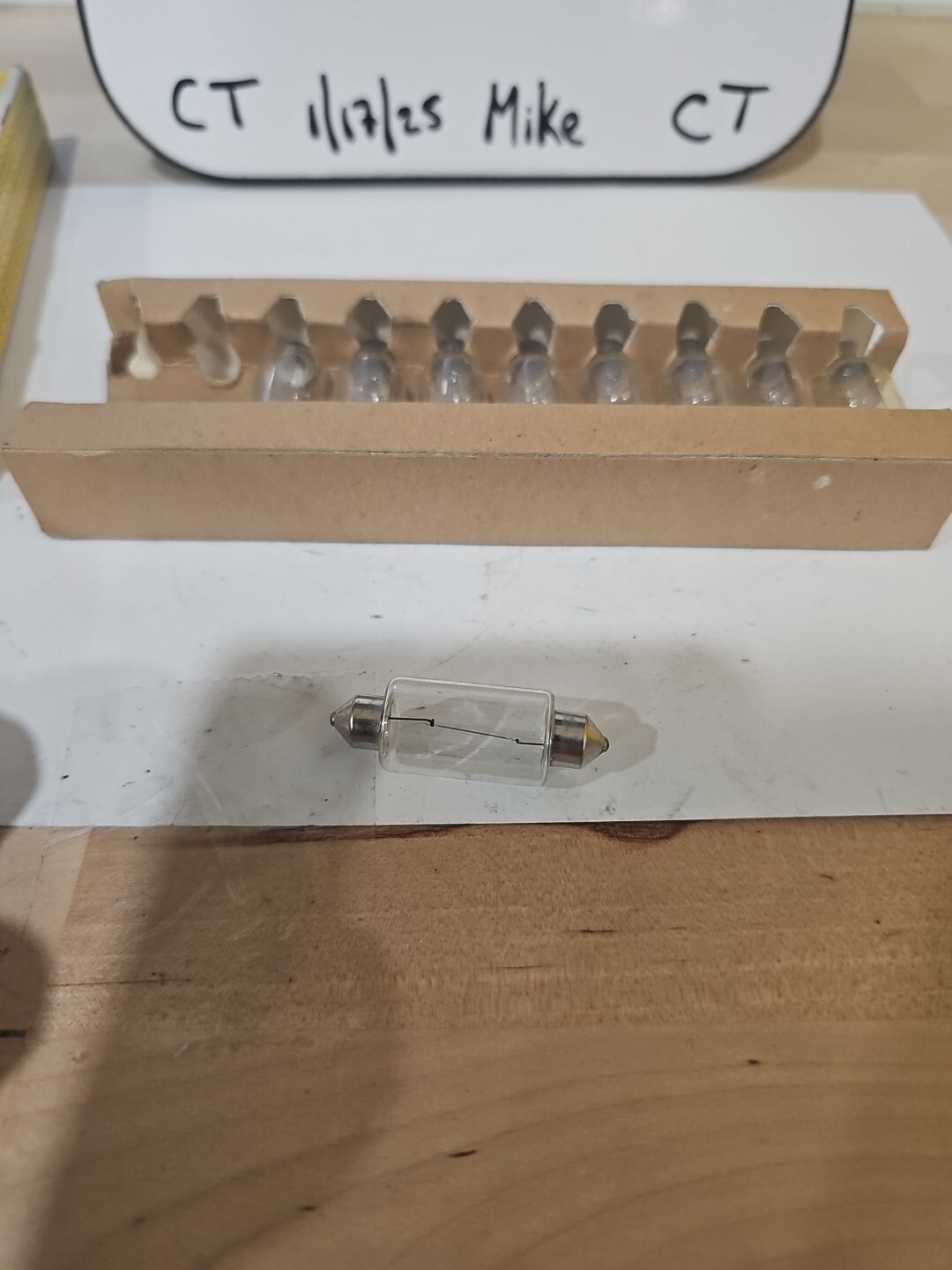 Westinghouse 212 6CP 12V Minature Light Bulbs NOS (1 Box Of 9 Bulbs) - Image 4