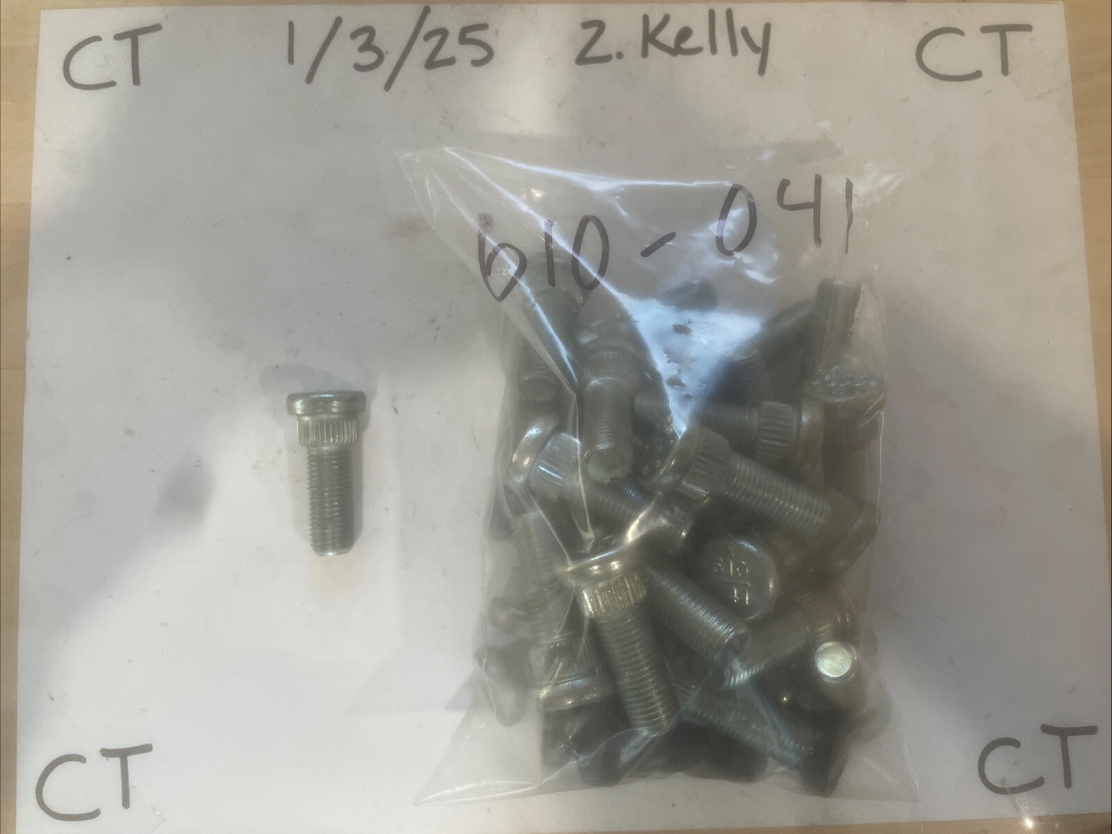 Wheel Lug Stud Dorman 610-041 (SOLD INDIVIDUALLY)