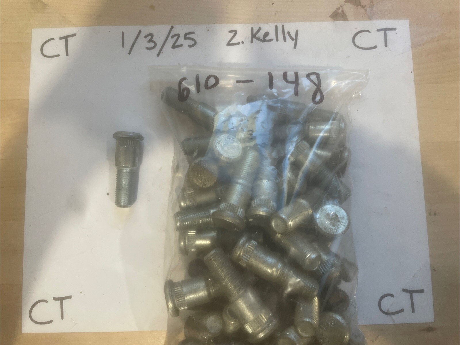 Wheel Lug Stud Dorman 610-148 (SOLD INDIVIDUALLY)