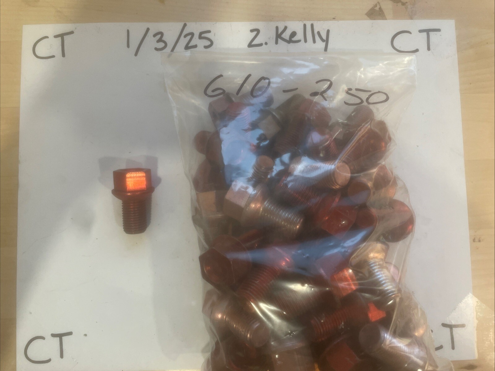 Wheel Lug Stud-Stud Dorman 610-250 (SOLD INDIVIDUALLY)