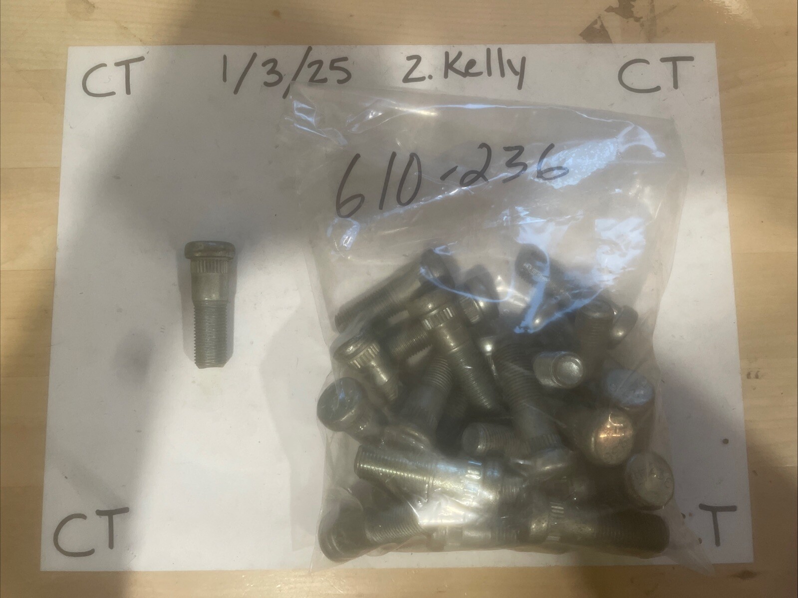 Wheel Lug Stud-Stud/Bolt Dorman 610-236 (SOLD INDIVIDUALLY)