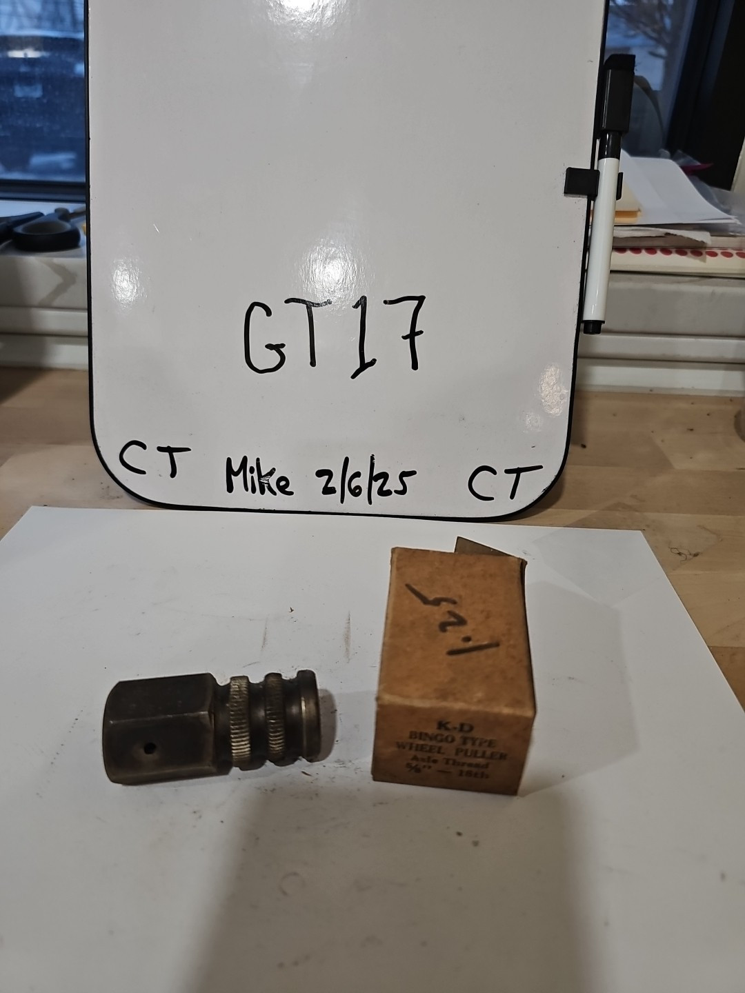 Wheel/Hub Knock Out Puller for Thread Axle 5/8"-18th.