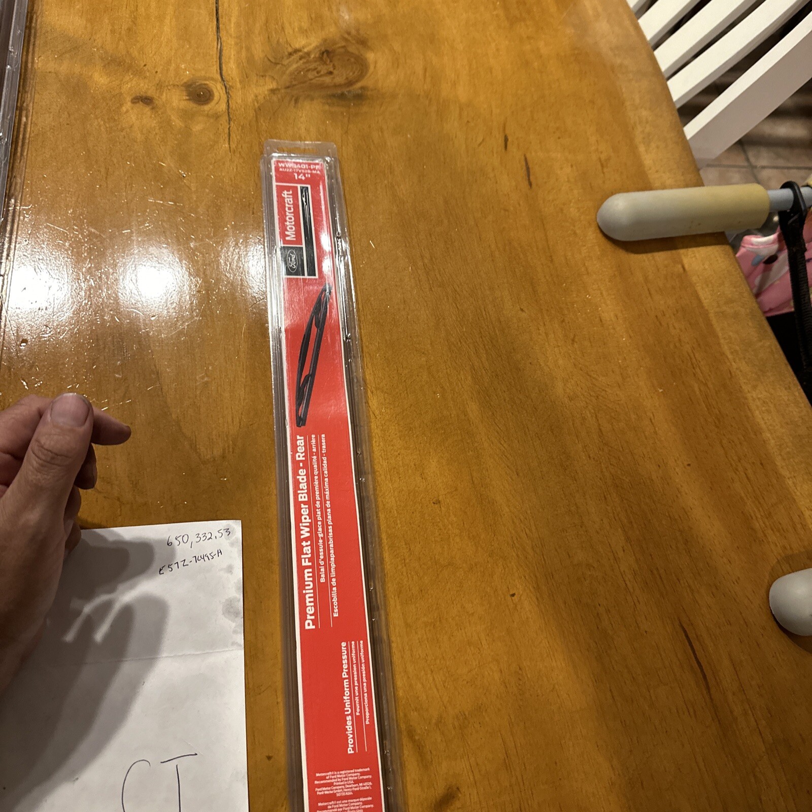Windshield Wiper Blade-Premium Flat Motorcraft WW-1401-PF - Image 4