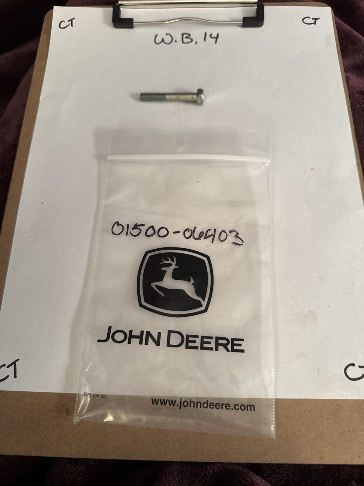 Z11 Genuine Suzuki Marine 01500-06403 Bolt OEM New Factory Boat Parts