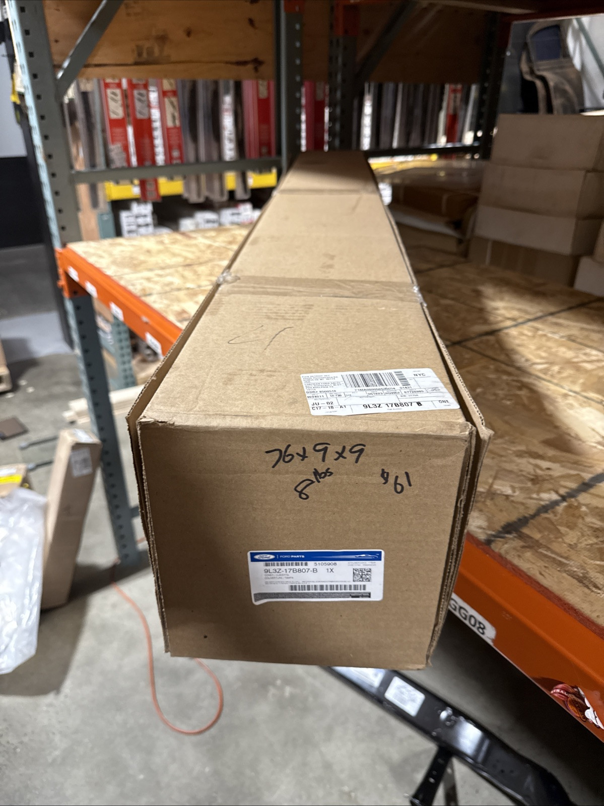 09 thru 14 Ford F-150 OEM Genuine Ford Rear Bumper Top Step Pad Cover w/ Prox - Image 3