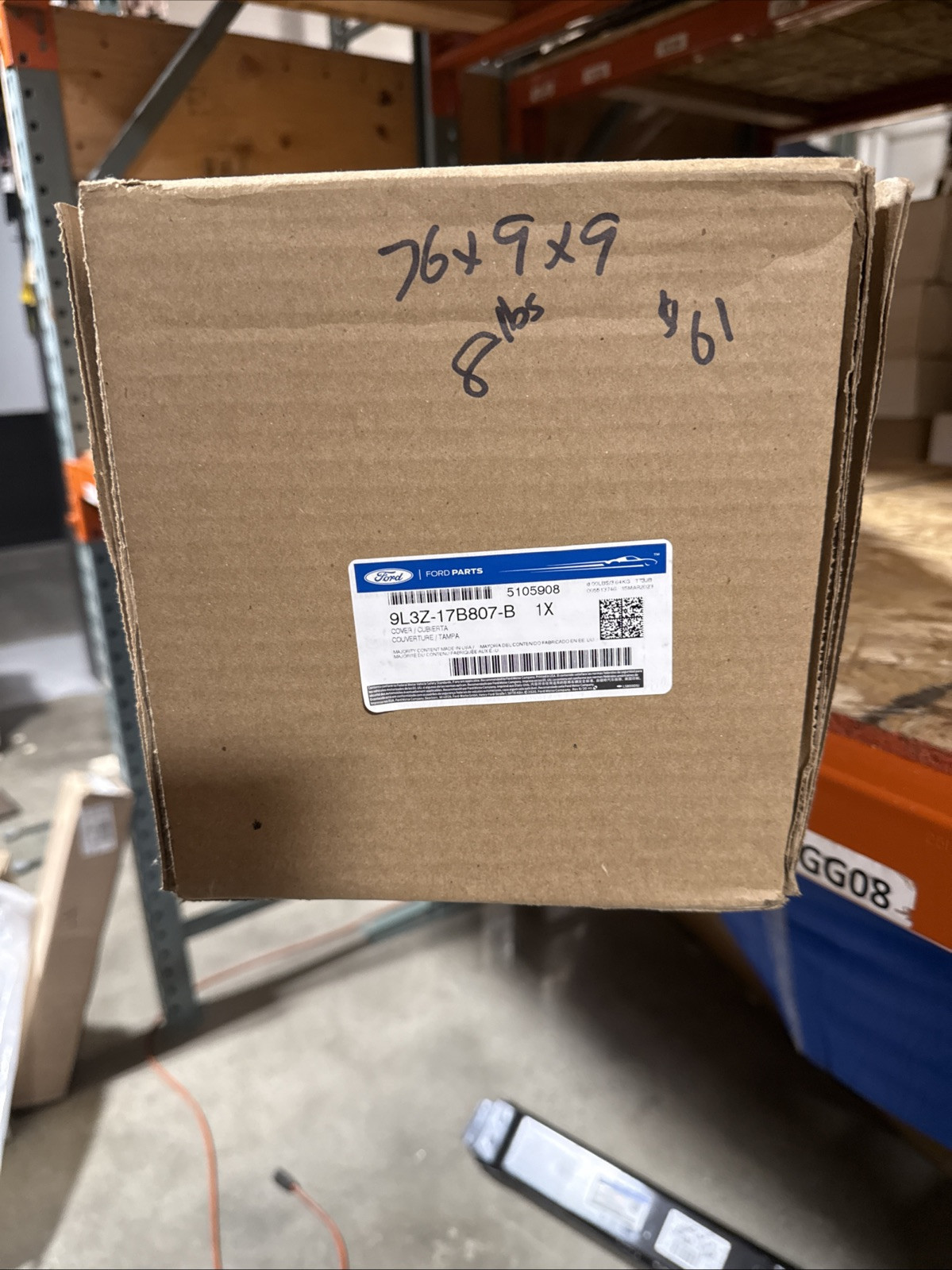 09 thru 14 Ford F-150 OEM Genuine Ford Rear Bumper Top Step Pad Cover w/ Prox