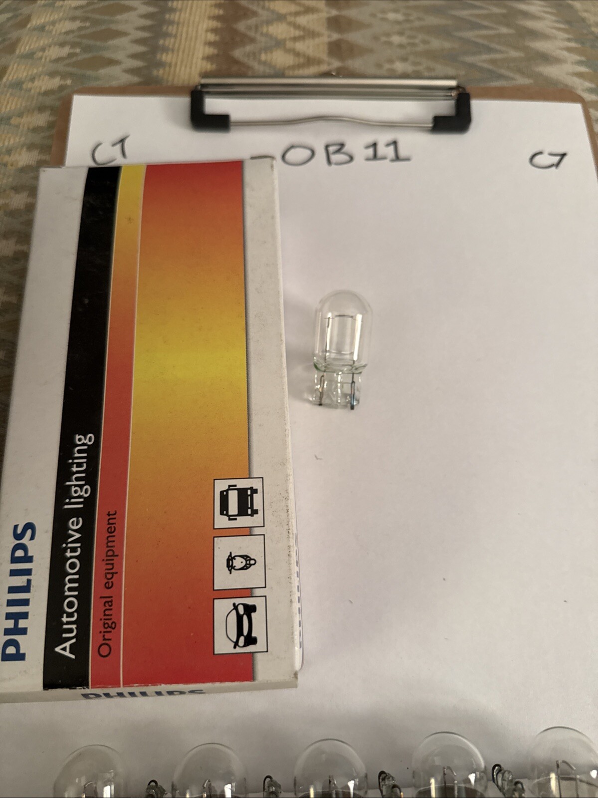 (1) 7440 Philips Tail Light Bulb Lamps Sell Individually