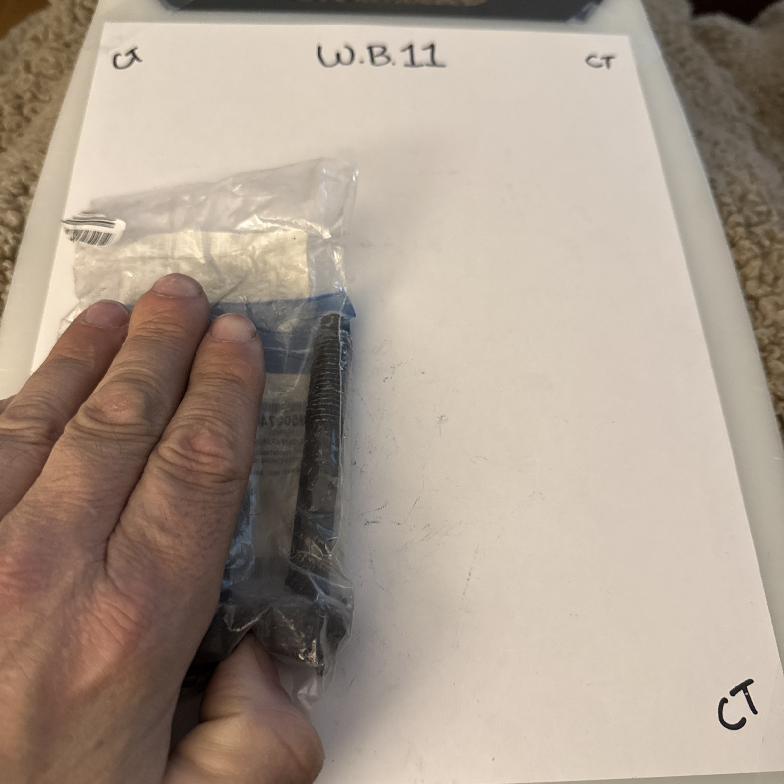 (1) FORD 07-12 Fusion Rear Suspension-Upper Bracket Mount Bolt Left W500748S900 - Image 3