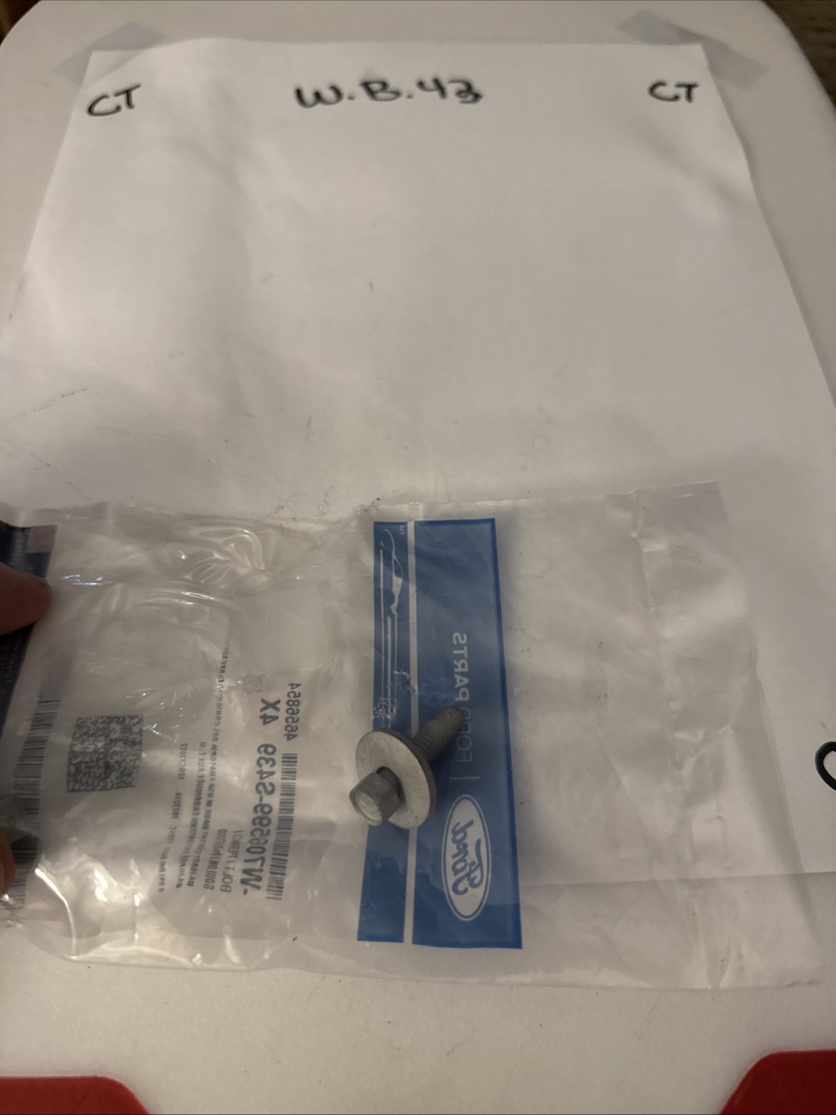 (1) Genuine Ford Bolt Part Number - W706599-S439 Sold Individually - Image 3