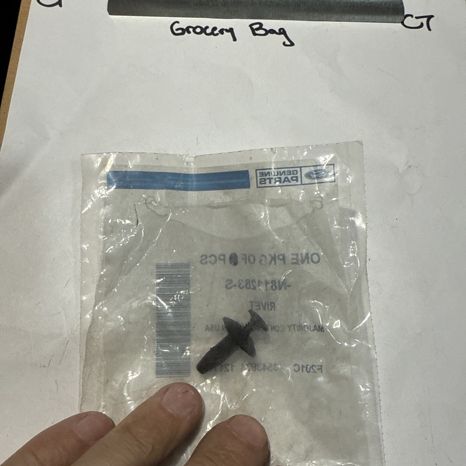 (1) Genuine Ford Mud Guard Retainer -N811283-S Sold Individually - Image 3