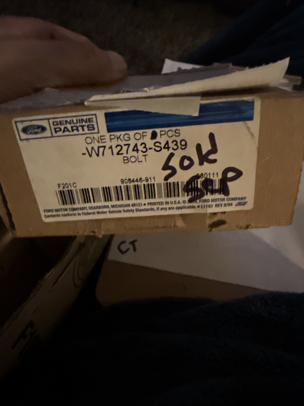 (1) Genuine Ford OE Bolt W712743S439 Sold Individually - Image 4