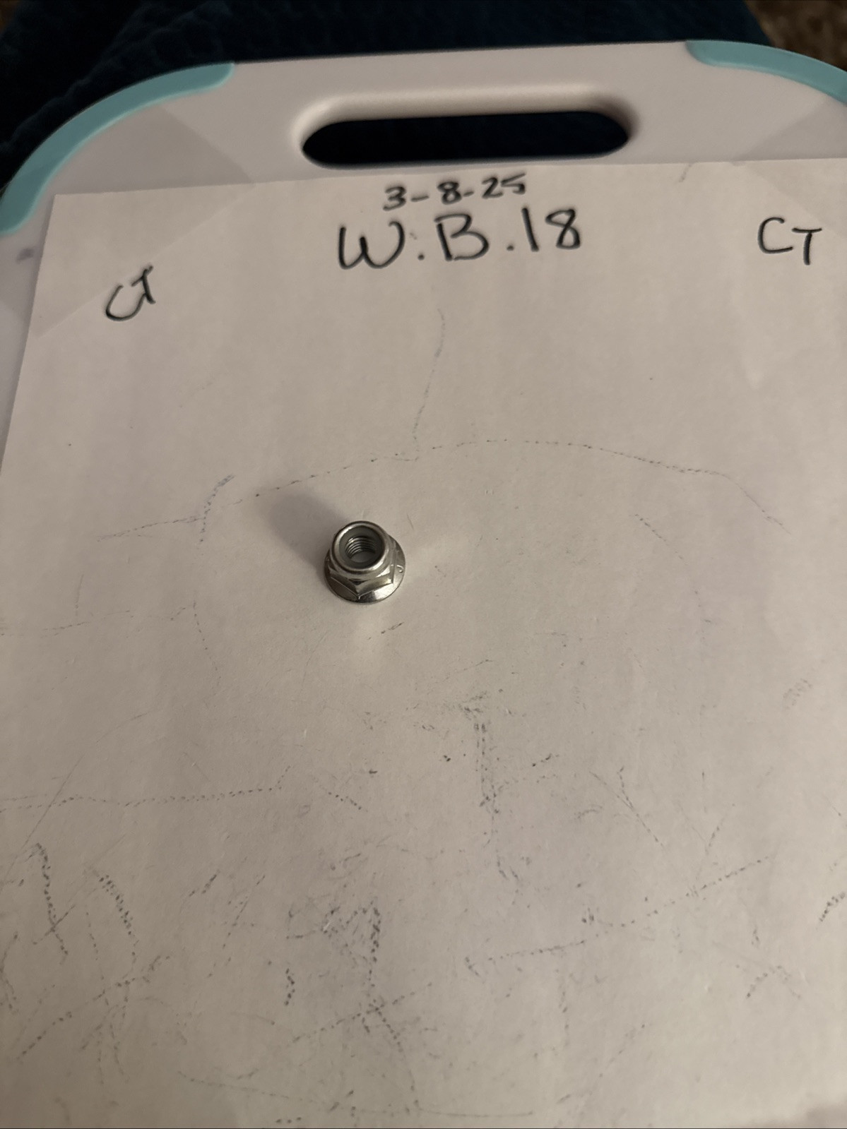 (1) Genuine Ford OE Nut - Hex. - Flanged W520202S437 Sold Individually - Image 3