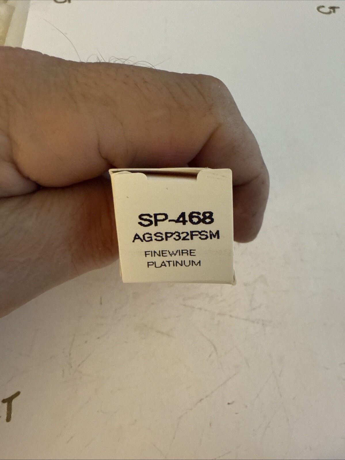 (1) NEW MOTORCRAFT SP-468 FINEWIRE PLATINUM SPARK PLUG AGSP32FSM - Image 3