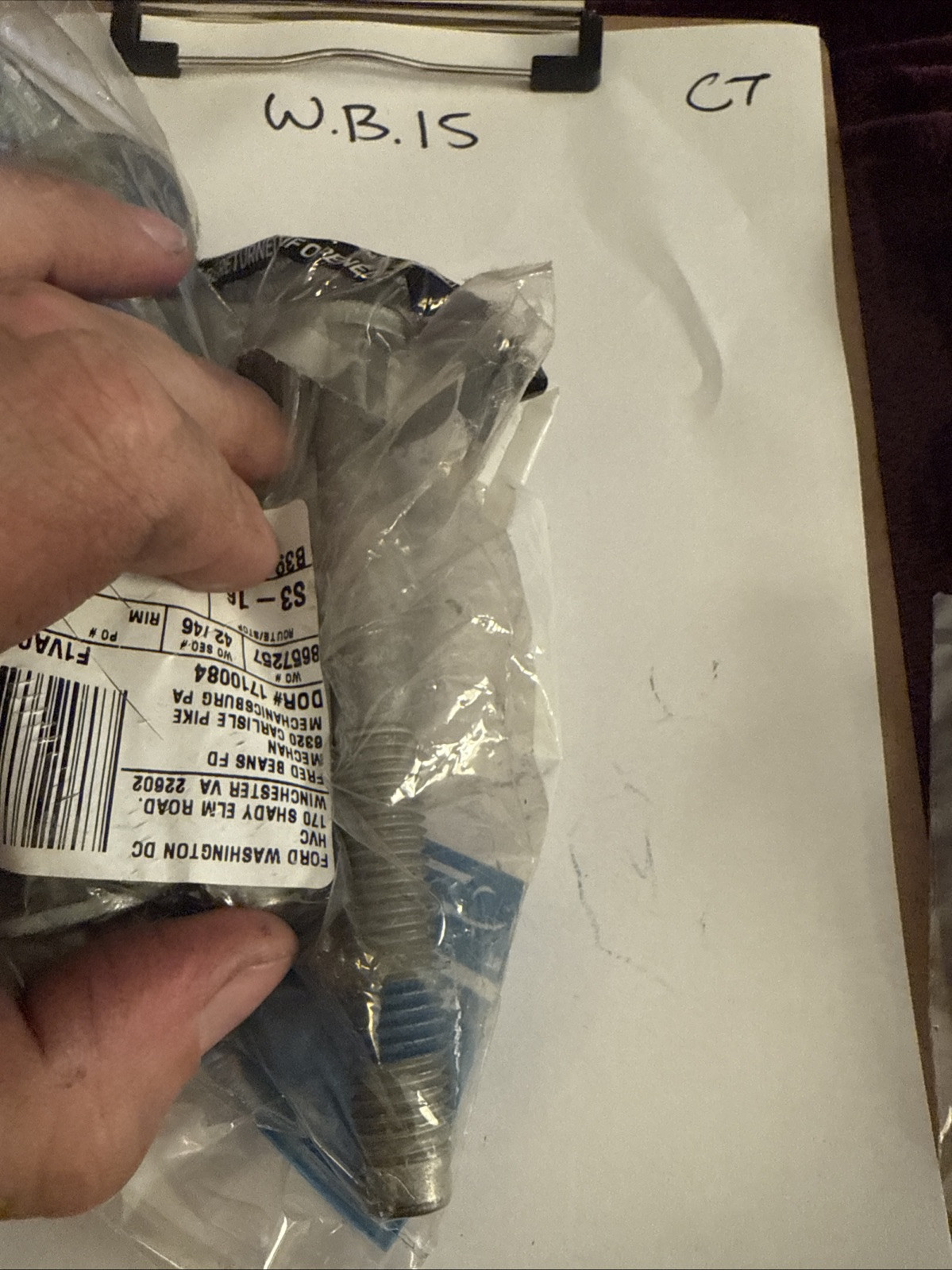 (1) NEW OEM FORD PART W716182S439 GEAR ASSEMBLY MOUNT BOLT Sold Individually - Image 3