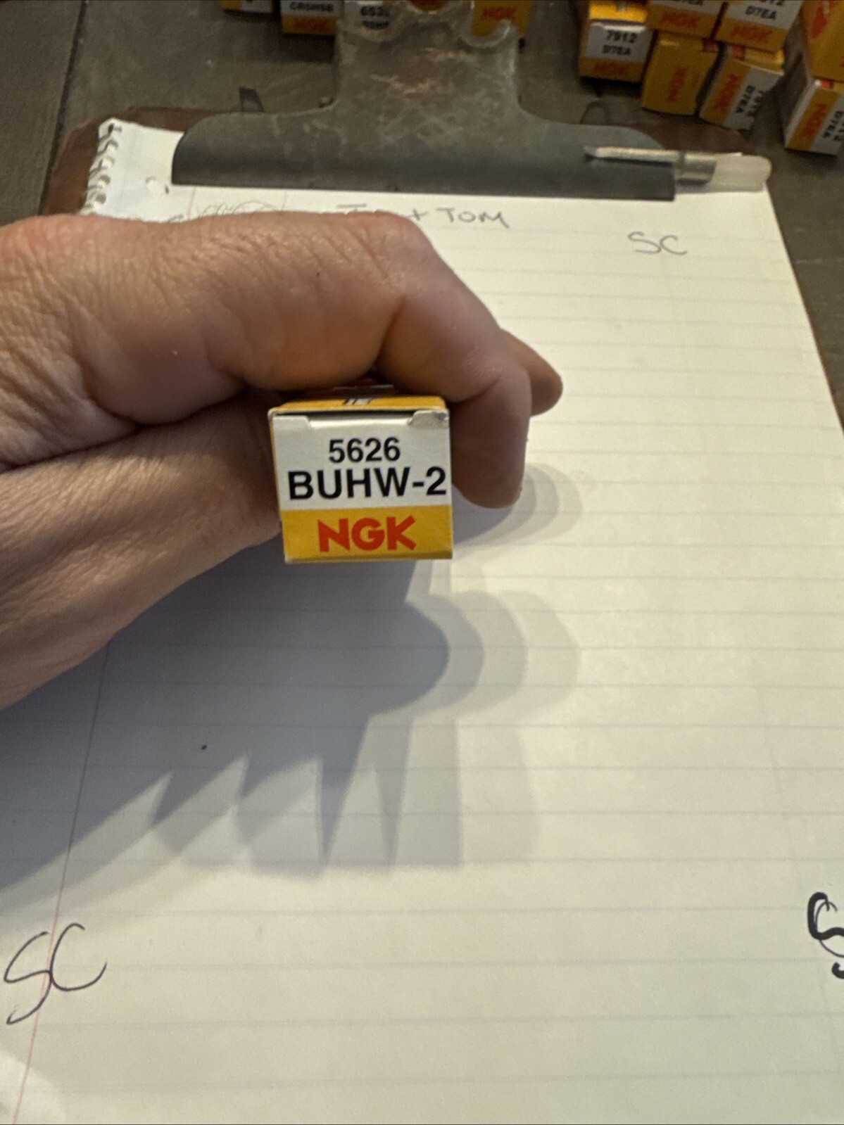 (1) NGK BUHW-2 Spark Plug 5626 Mercury Outboard - Image 3