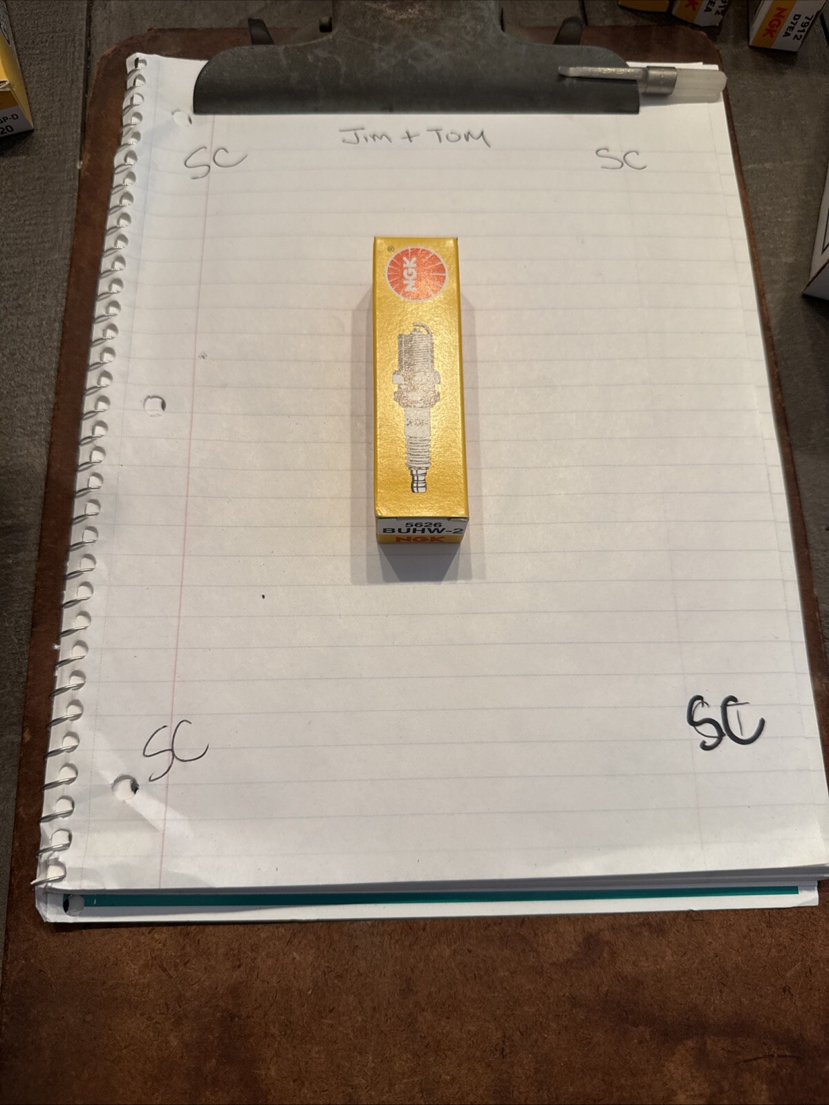 (1) NGK BUHW-2 Spark Plug 5626 Mercury Outboard