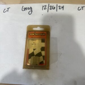 (1-Pack) Aeroquip AERFCM3572 Tube Nut Fitting 6AN Steel Nickel Plated 3/8"